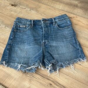 Calvin Klein high rise denim shorts 26